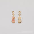 Colorful Enamel Violin Metal Charm in Five Colors Jewelry Component view 2
