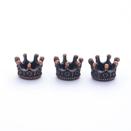 Close view 2 showing the shape and finish of the crown bead