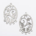 Oval Vine Chandelier Connector in Two Antique Finishes view 2