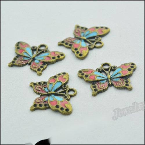 Colorful Animal And Nature Charms showing front details and finish