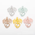 Pastel Winged Dragon Charms in Five Colors Jewelry Components view 2