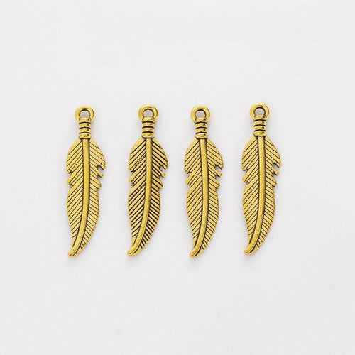 Close view 2 showing the shape and finish of the curved feather