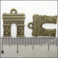 Arc de Triomphe Metal Charms in 1 Pictured Finish for Jewelry Crafts view 2