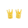 Openwork Crown Metal Charm in 8 Pictured Finishes Jewelry view 2