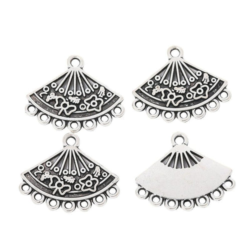 Layered fan connector charms shown in product image 2