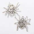 Detailed Spider Charm Metal Pendant for Jewelry Making view 2