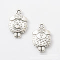 Cartoon Sheep Charm Pendants in Four Metallic Finishes view 2