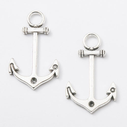 Nautical Anchor metal piece showing front-facing surface and relief detail