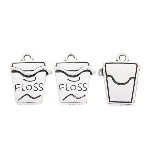 Front detail view of the Dental Floss Box metal piece