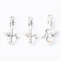 Bowed String Instrument Metal Charm in Four Finishes view 2