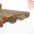 Pierced Little Bird Alloy Charm in 3 Metal Finishes view 2