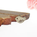 Pierced Little Bird Alloy Charm in 3 Metal Finishes view 3