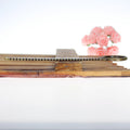 Long Serrated Metal Bookmark Ruler Blanks in Three Vintage Finishes view 3