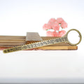 Long Serrated Metal Bookmark Ruler Blanks in Three Vintage Finishes view 2