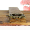 Openwork Round Pendant Tray Jewelry Making Component view 3