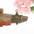 21mm Hexagram Star Alloy Charm Pendant