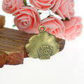 Vintage Alloy Cloud Tree Charm Pendant 24mm
