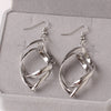 Silver Twisted Drops