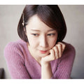 Pink and Aqua Shell Crystal Look Two Piece Hairpin Sets view 2