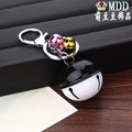 Two Tone Bell Keychain Bag Charms in Seven Color Combinations view 3