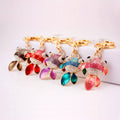 Rhinestone Fish Keychain With Split Ring And Lobster Clasp view 11