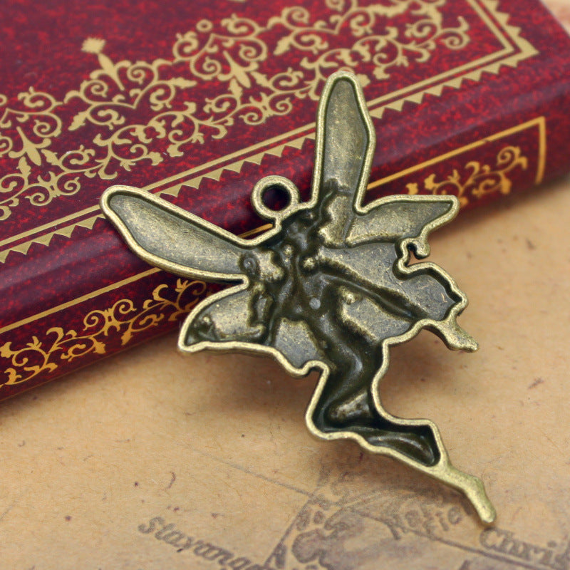 43x29mm Butterfly Angel Alloy Charm Pendant