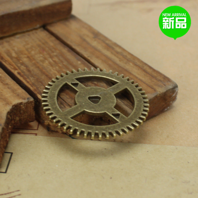 35mm Mechanical Gear Alloy Charm Pendant
