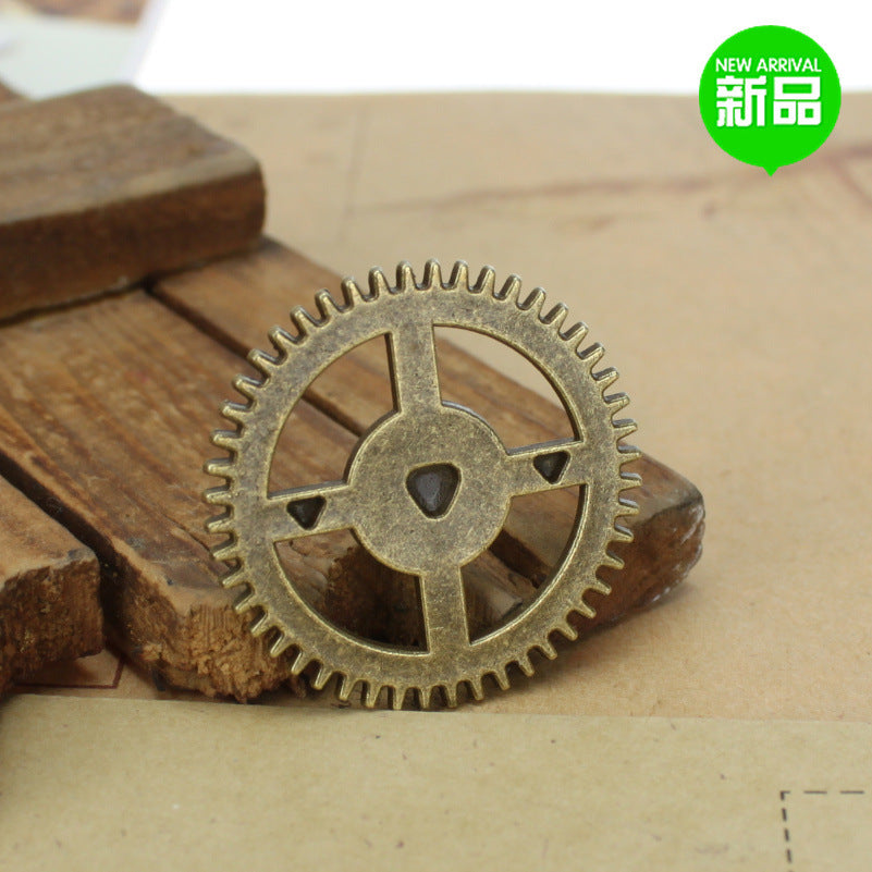 35mm Mechanical Gear Alloy Charm Pendant