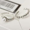 Silver Ring Pair