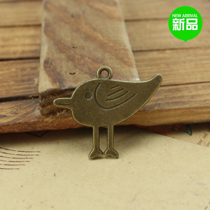 31x26mm Single-Sided Bird Alloy Charm Pendant