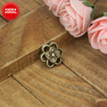Layered Flower Metal Components in Gold, Bronze and Silver Tones view 2