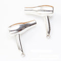 Hairdressing Tool Metal Charms, Comb Hair Dryer and Scissors view 6