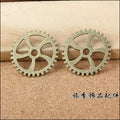 Five Spoke Gear Metal Charms in Five Finishes for Jewelry Making view 8