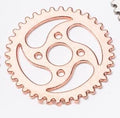 Open Gear Wheel Jewelry Components in 5 Metal Finish Options view 10