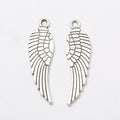 Textured Angel Wing Metal Charms in Five Finishes for Jewelry Making view 8