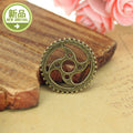 Double-Sided Gear Wheel Alloy Charm Pendant 30mm Steampunk Style