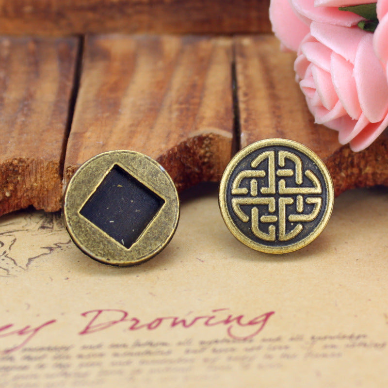 18mm Large Hole Alloy Bead for DIY Bracelets