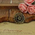 Layered Mechanical Gear Metal Charm in Three Finishes view 2