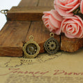 Diamond Floral Medallion Charm in 3 Decorative Finishes view 3