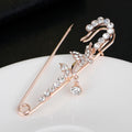 Gold Tone Silver Tone Butterfly Crystal Metal Brooch Pin 1 Pictured Designs view 6