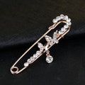 Gold Tone Silver Tone Butterfly Crystal Metal Brooch Pin 1 Pictured Designs view 3