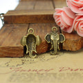 21x16mm Alloy Elephant Charm Pendant for DIY Jewelry