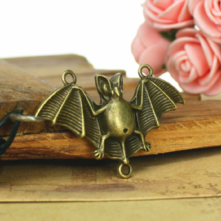 Punk Alloy Bat Charm Pendant