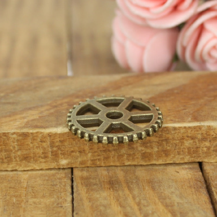 20mm Gear Wheel Alloy Charm Pendant for Steampunk DIY Jewelry