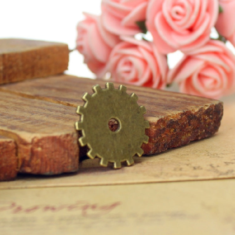 20mm Mechanical Gear Alloy Charm Pendant