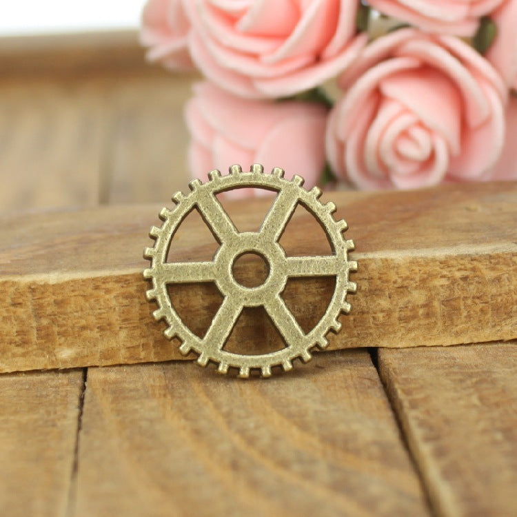 20mm Gear Wheel Alloy Charm Pendant for Steampunk DIY Jewelry