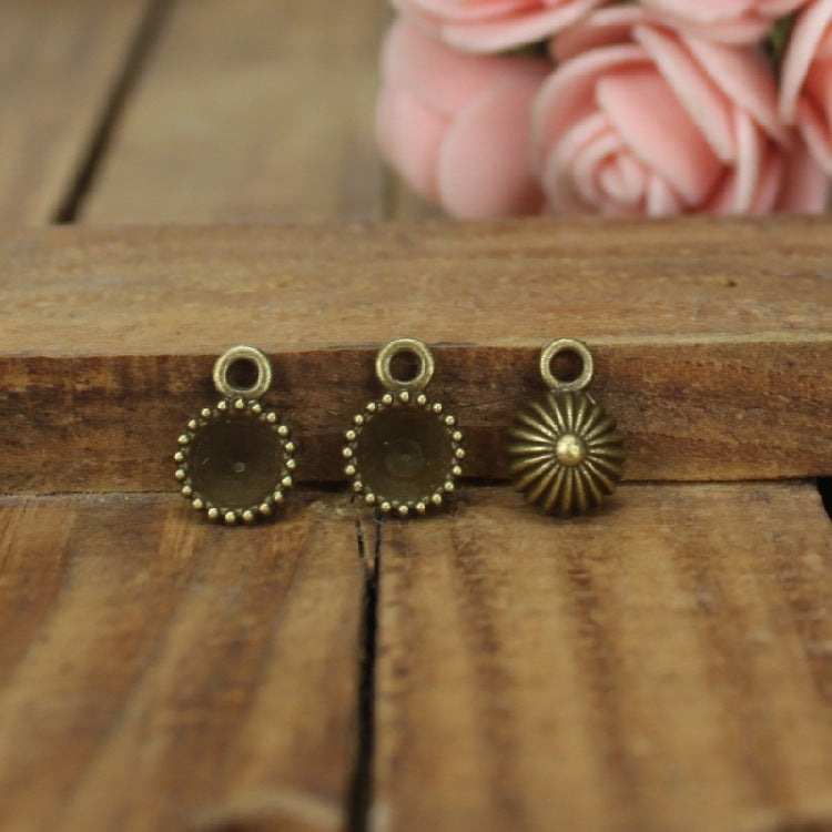 7.5mm Alloy Rhinestone Cup Setting Finding