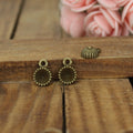 Tiny Sunburst Rhinestone Setting Jewelry Making Component view 2