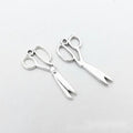 Hairdressing Tool Metal Charms, Comb Hair Dryer and Scissors view 7