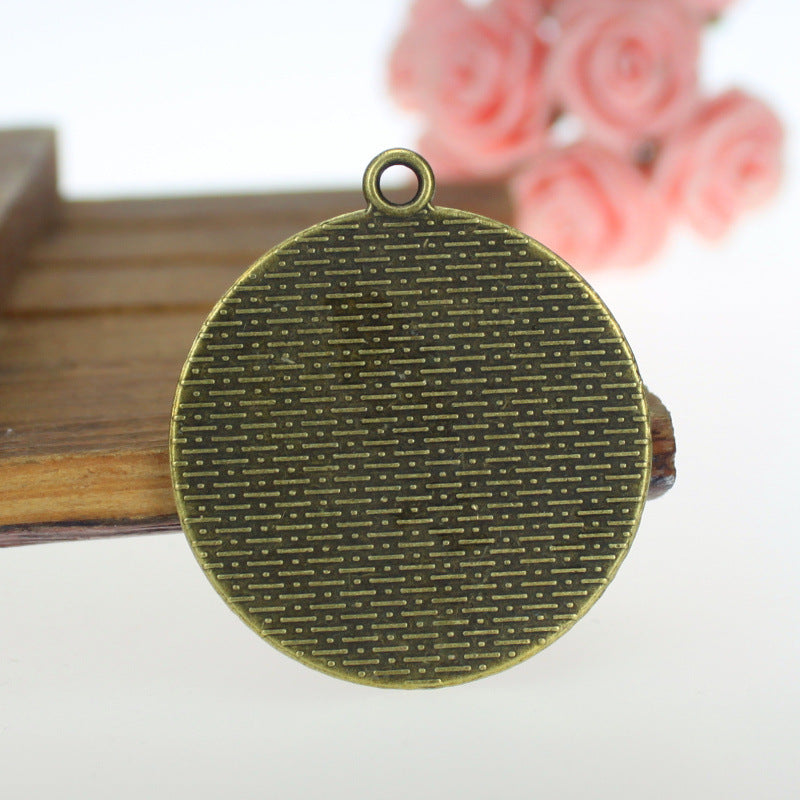 38mm Alloy Pendant Tray for 30mm Round Cabochon